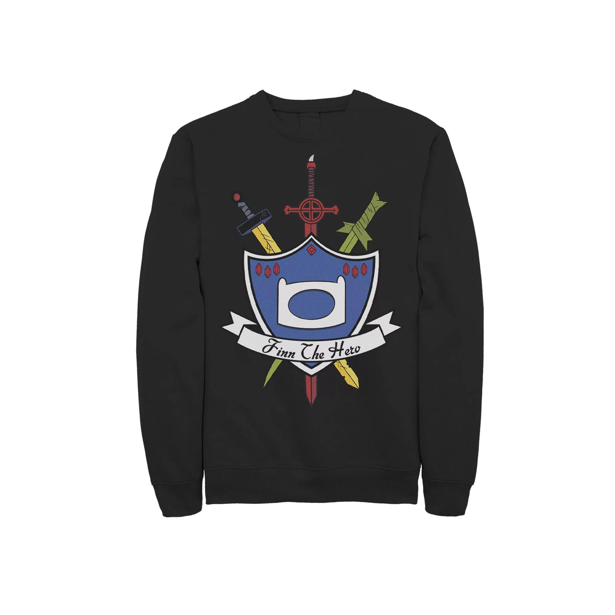 Men's Bow And Arrow Blue Ink Sketch Sweatshirt, Size: Small, Black Product Image