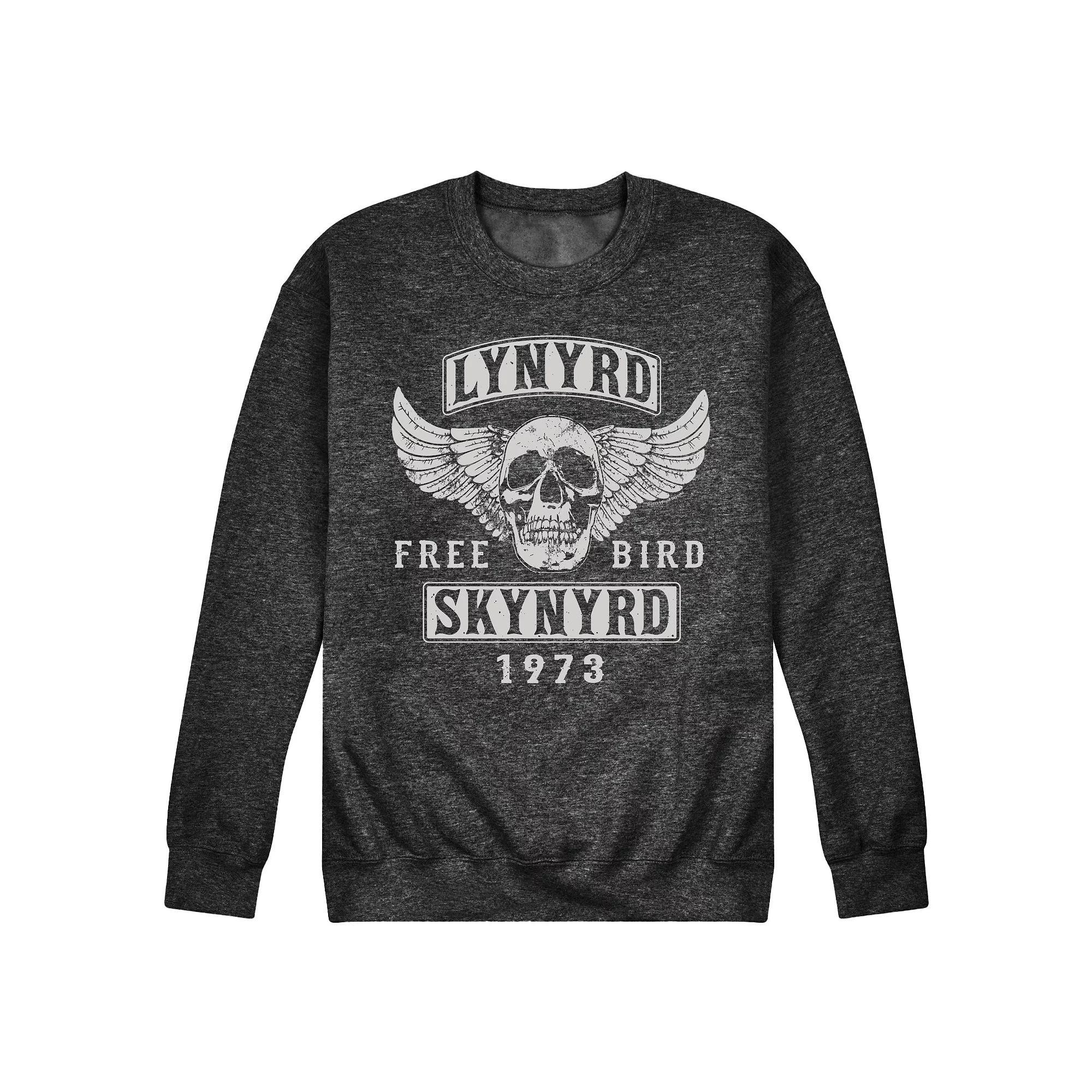 Men's Lynyrd Skynyrd Free Bird Graphic Fleece, Size: Large, Black Product Image