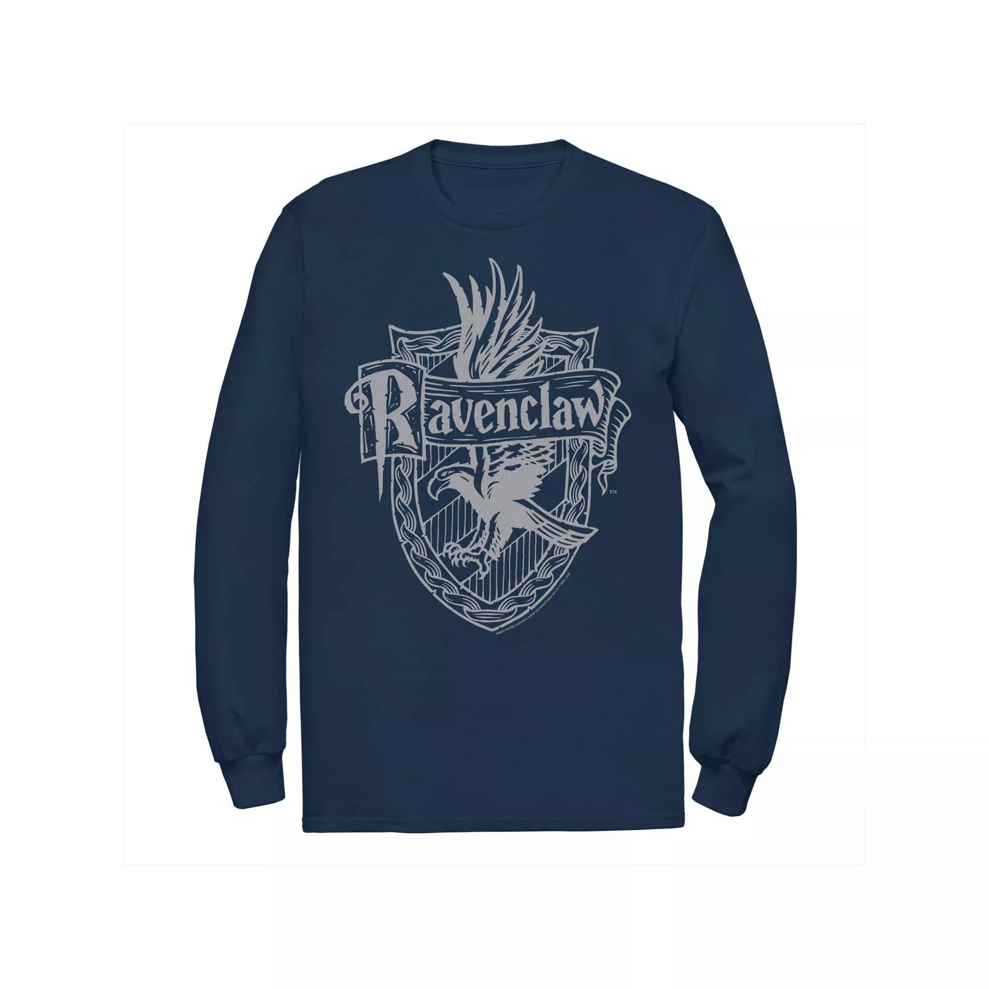 Men's Harry Potter Ravenclaw Detailed Crest Tee, Size: Small, Blue Product Image