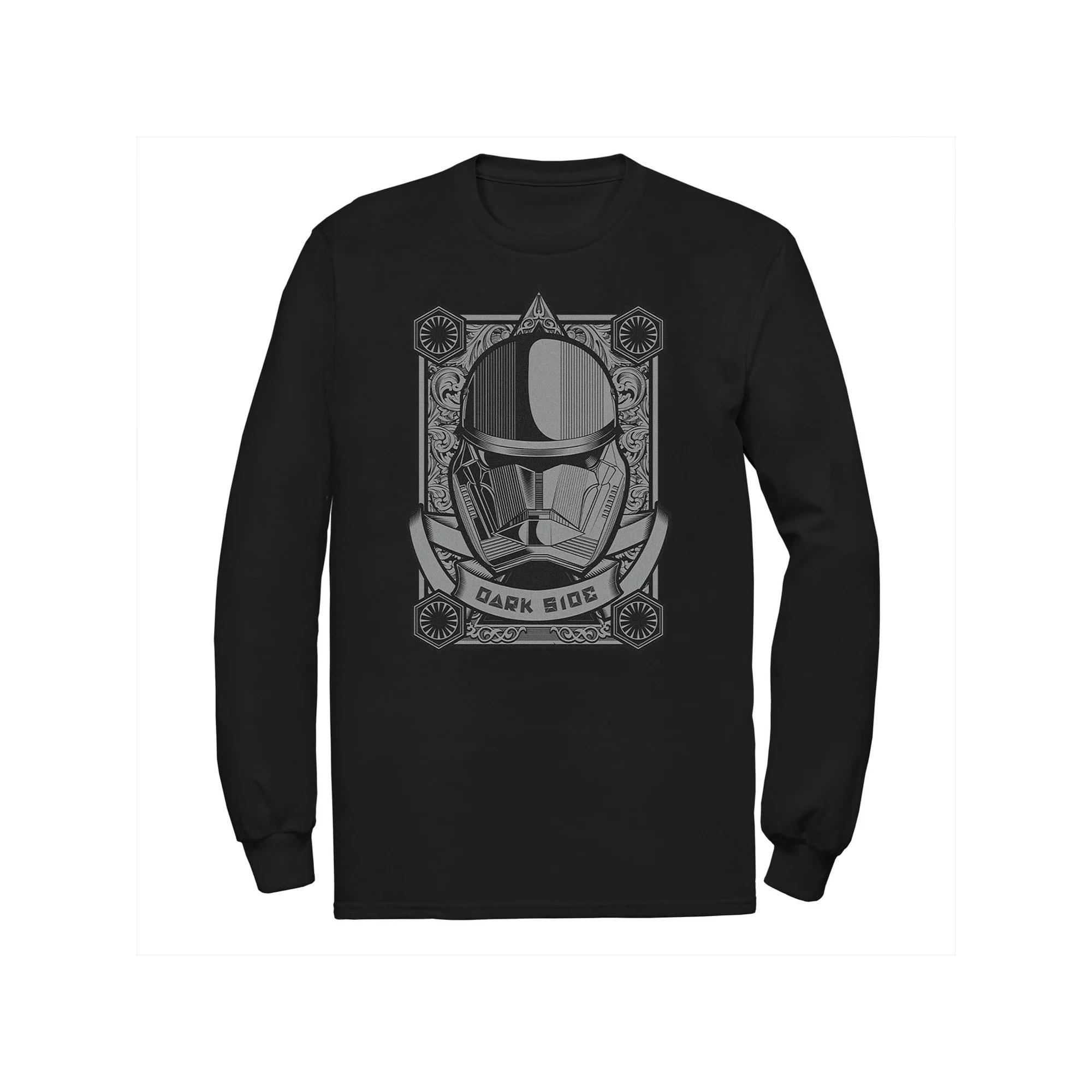 Men's Star Wars Yoda Best Grandpa Ever Long Sleeve Tee, Size: 5XB, Black Product Image