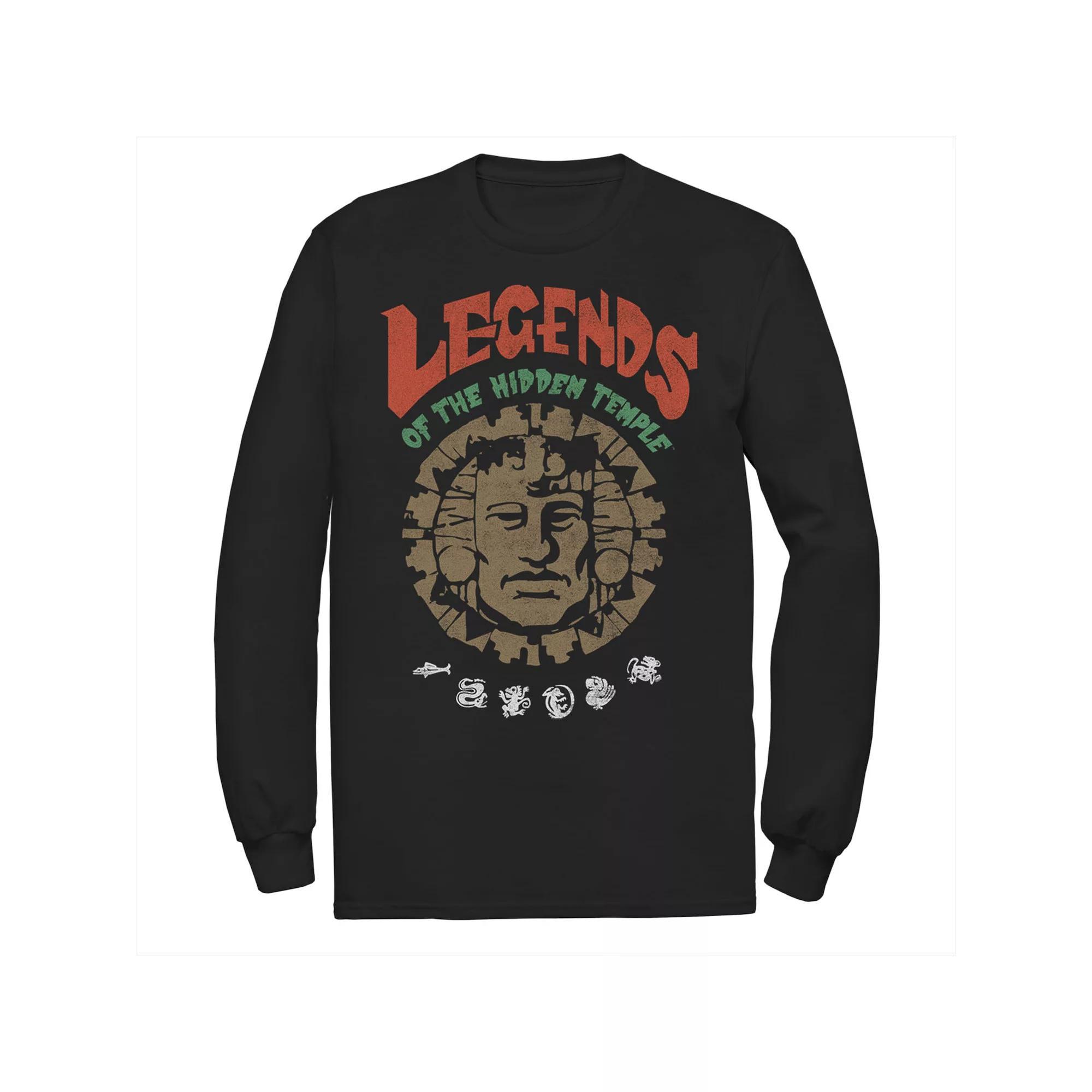 Men's Legends Of The Hidden Temple Vintage Poster Tee, Size: Medium, Black Product Image