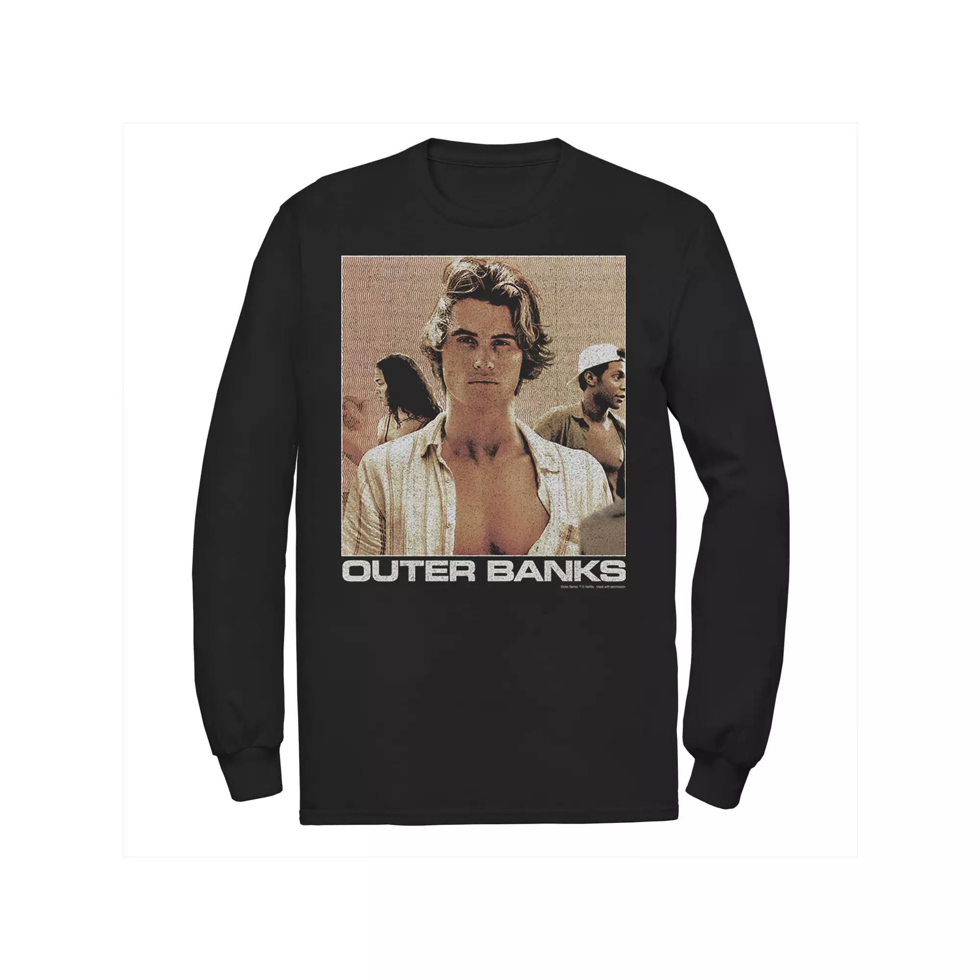 Men's Outer Banks John B Portrait Tee, Size: Medium, Black Product Image