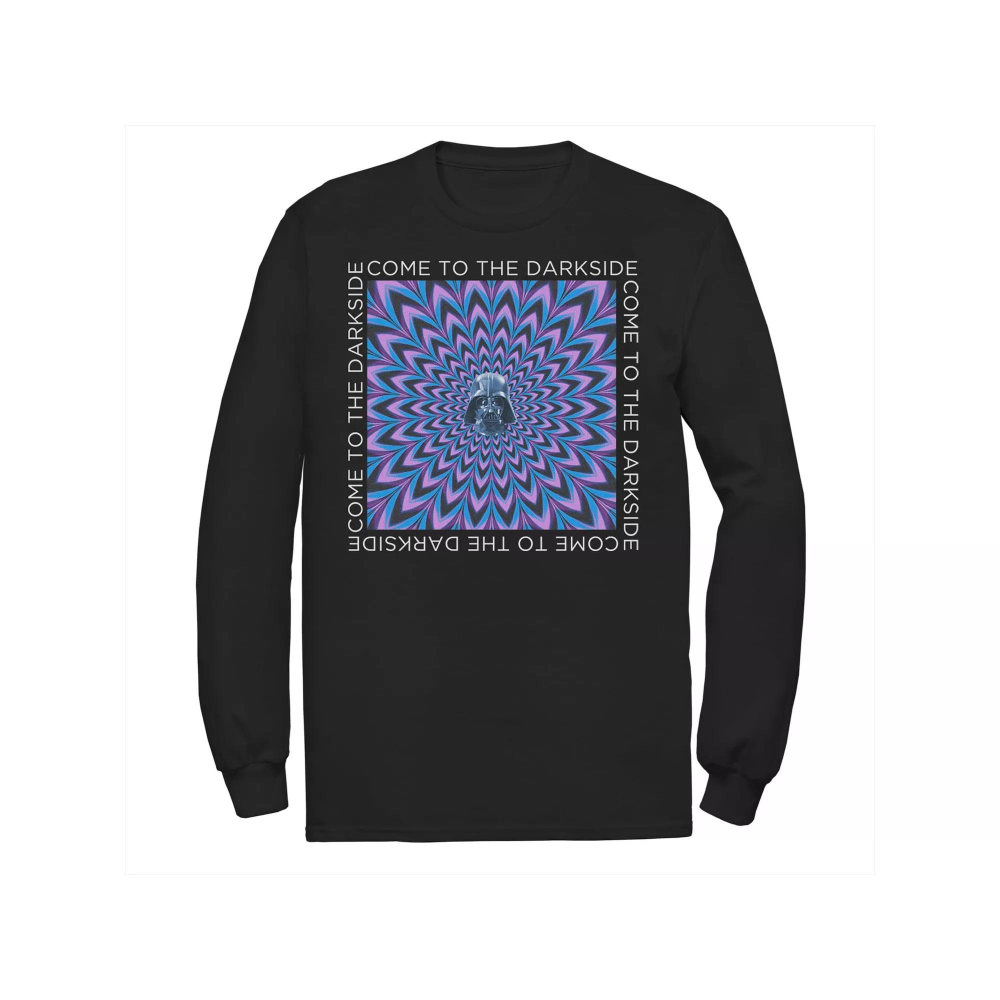 Men's Star Wars Darth Vader Trippy Come To The Darkside Tee, Size: Large, Black Product Image