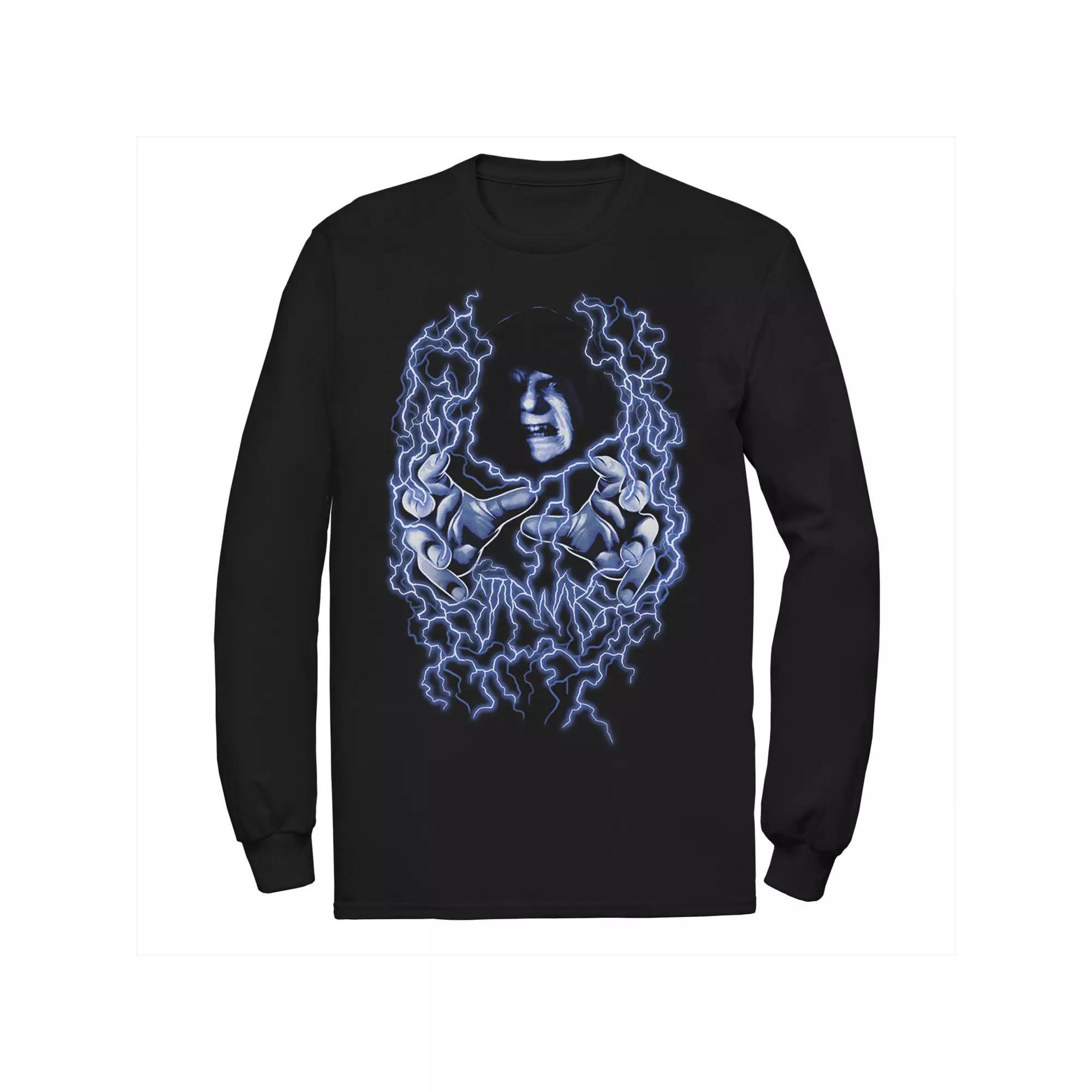Big & Tall Star Wars Emperor Palpatine Electricity Shock Portrait Tee, Men's, Size: 5XB, Black Product Image