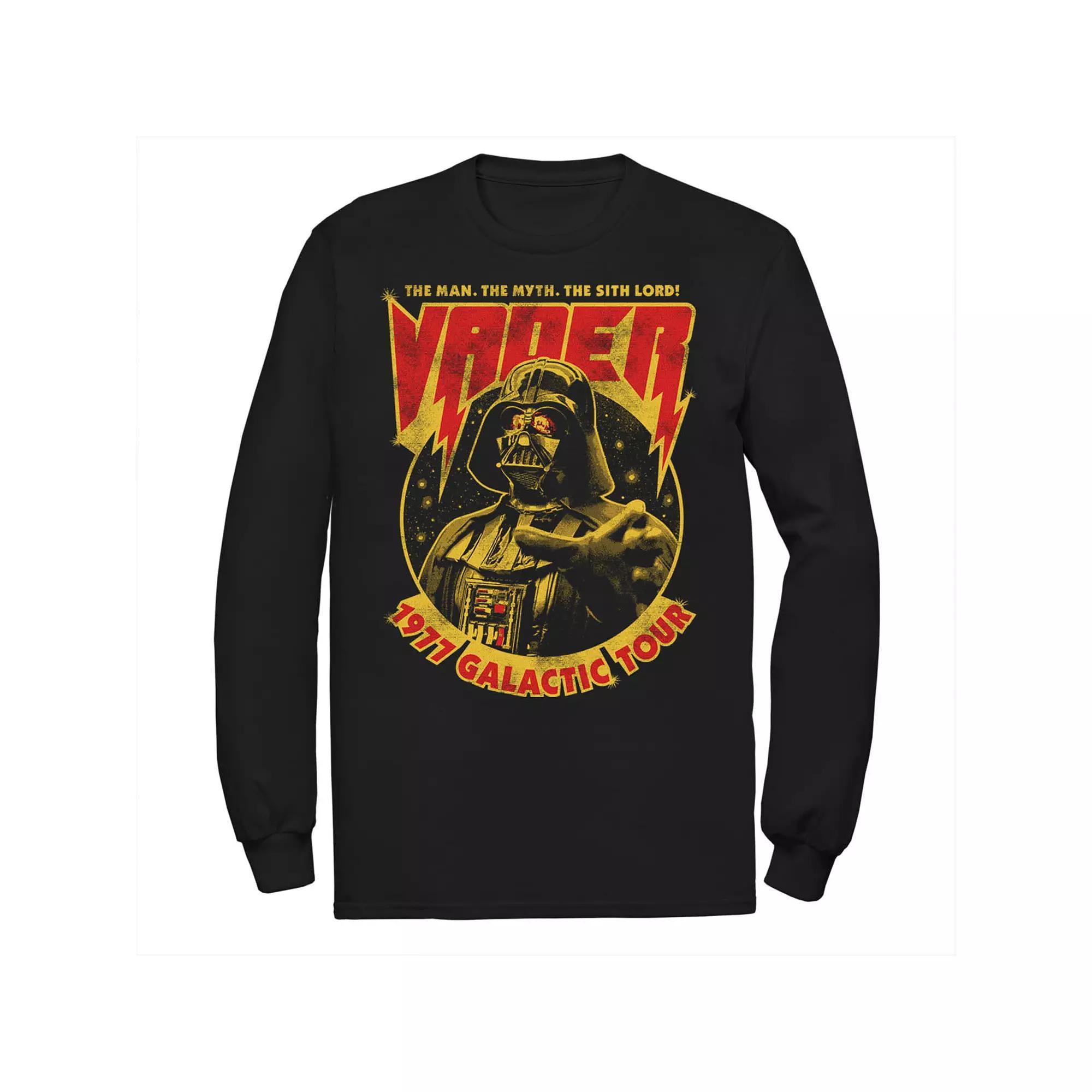 Men's Star Wars Vader 1977 Galactic Tour Metal Poster Tee, Size: Large, White Product Image