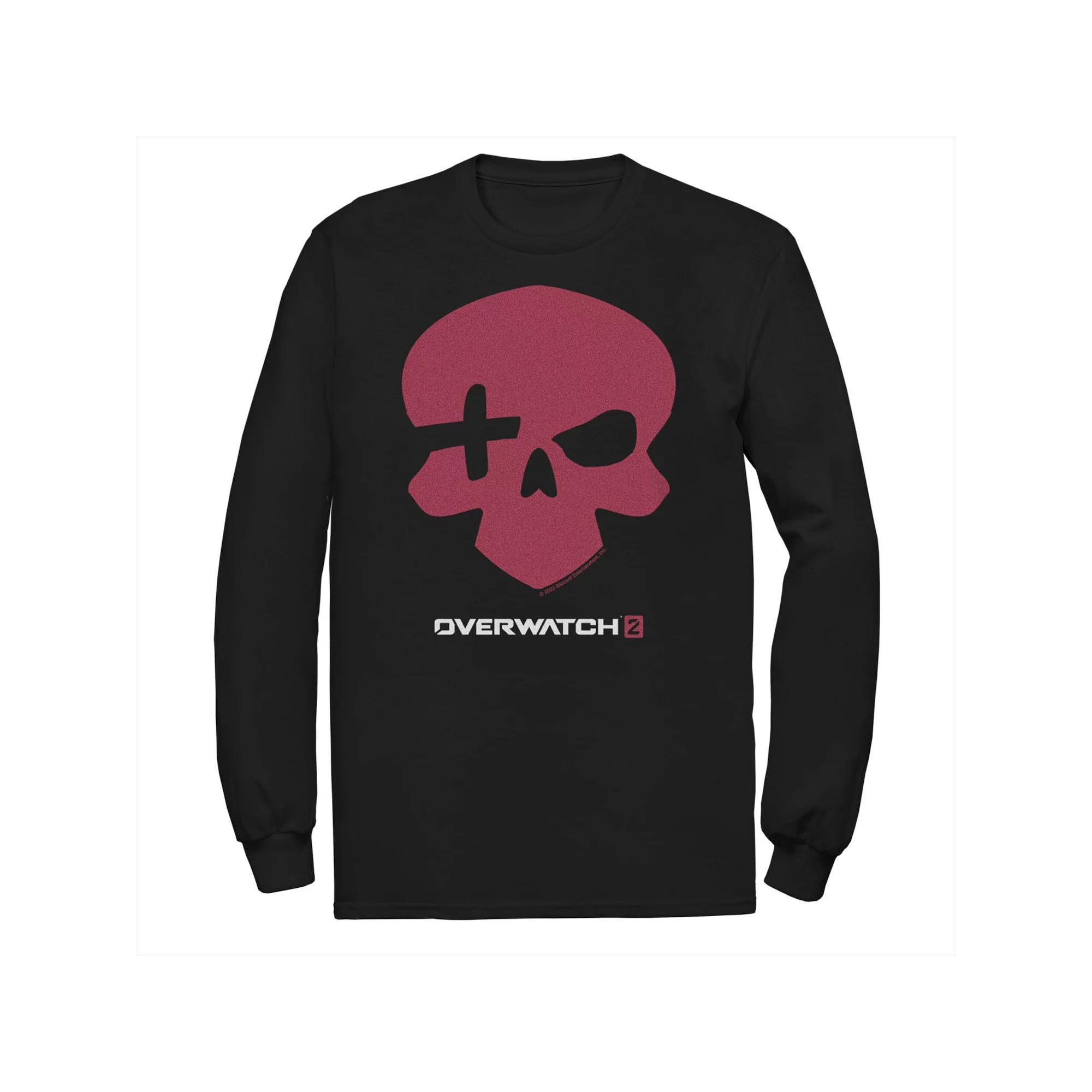 Big & Tall Overwatch 2 Cole Cassidy Deadeye Icon Long Sleeve Graphic Tee, Men's, Size: 5XL, Black Product Image