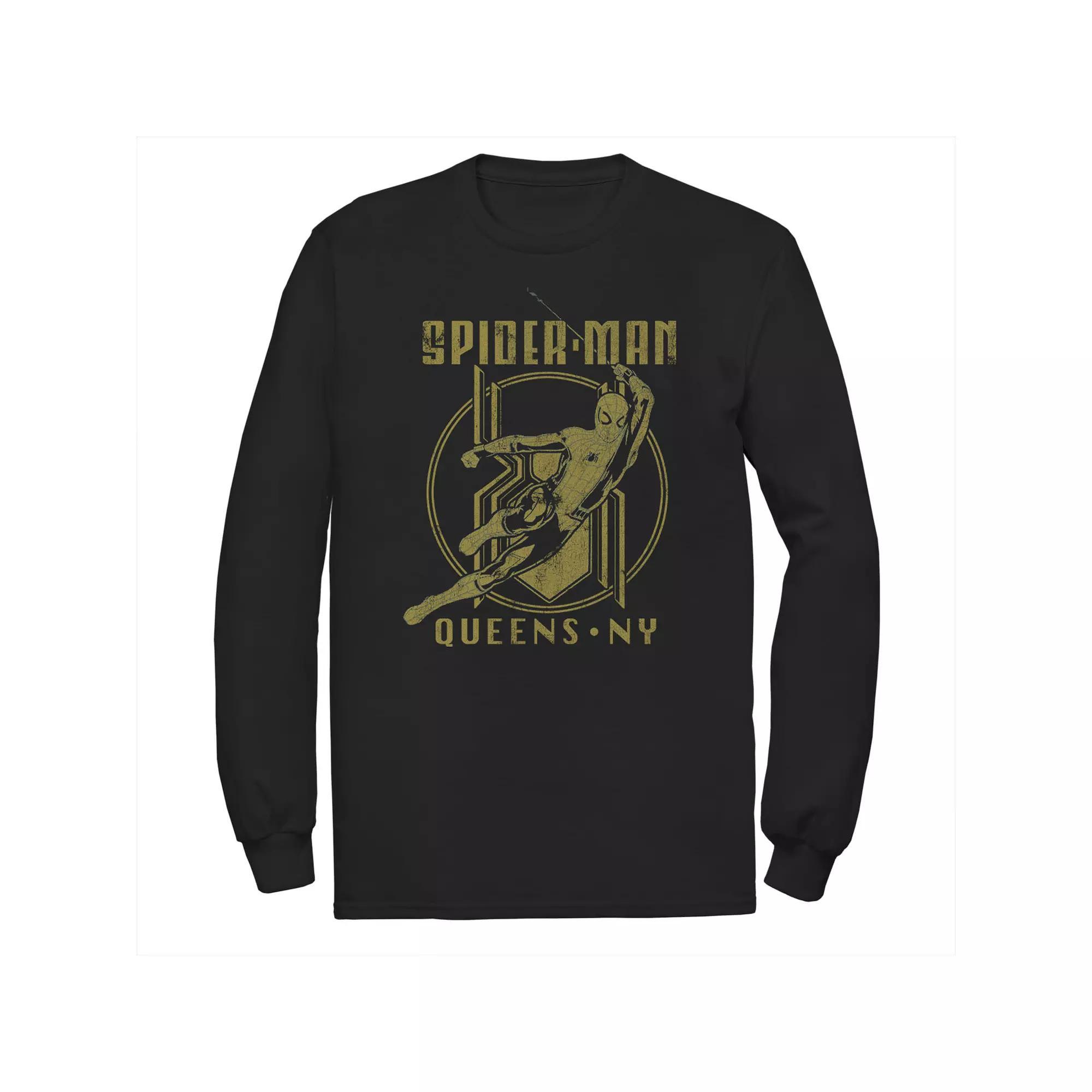 Big & Tall Marvel Spider-Man: Far From Home Queens NY Tee, Mens Product Image
