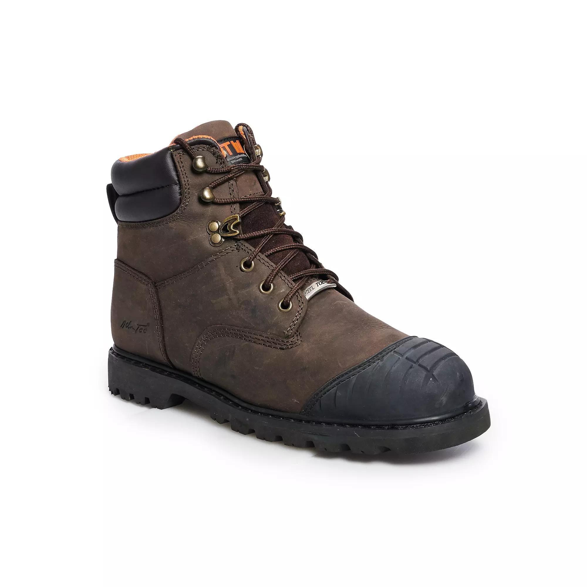 AdTec 1018 Men's Steel Toe Work Boots, Size: 10 Medium, Brown Product Image