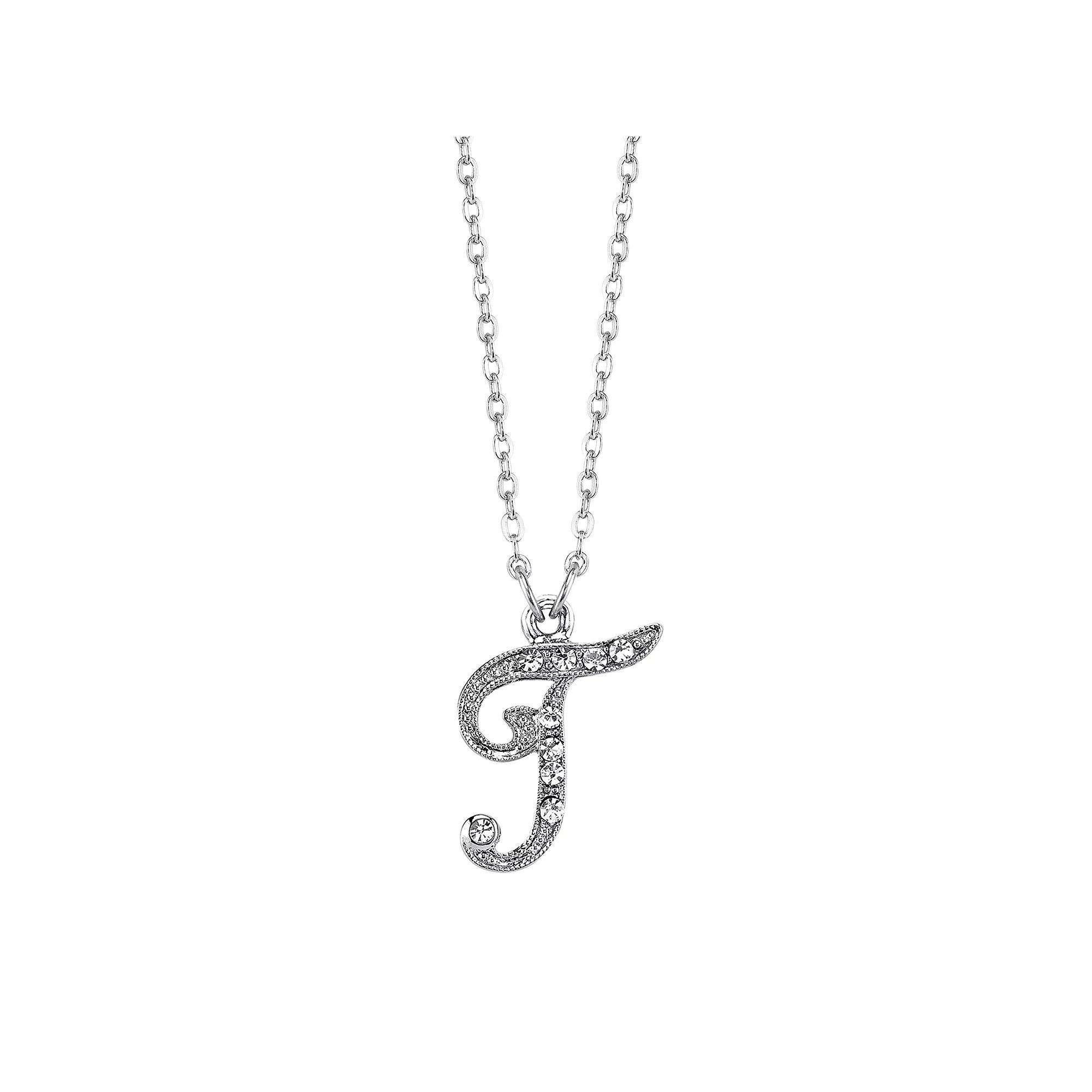1928 Script Initial Necklace, Womens Product Image