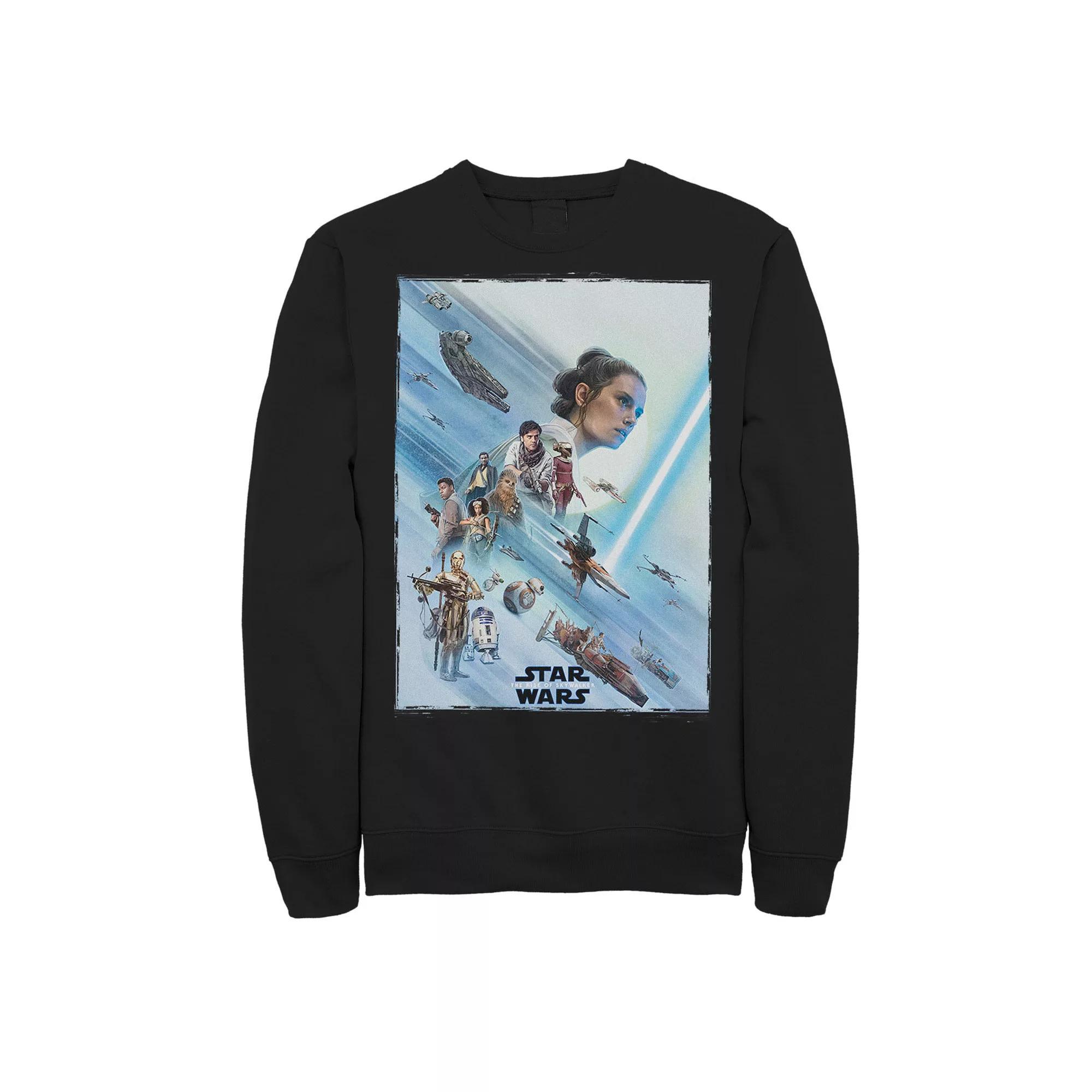 Men's Star Wars The Rise of Skywalker Rey Sweatshirt, Size: XL, Black Product Image