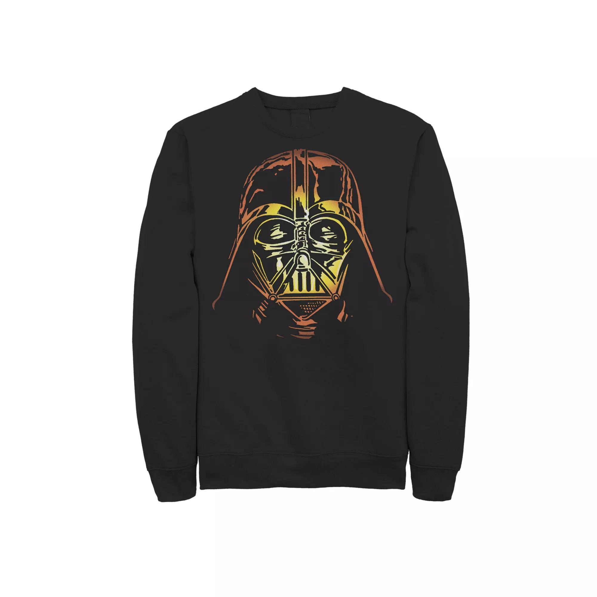 Big & Tall Star Wars The Mandalorian Varsity Child Fleece Sweatshirt, Men's, Size: Large Tall, Black Product Image