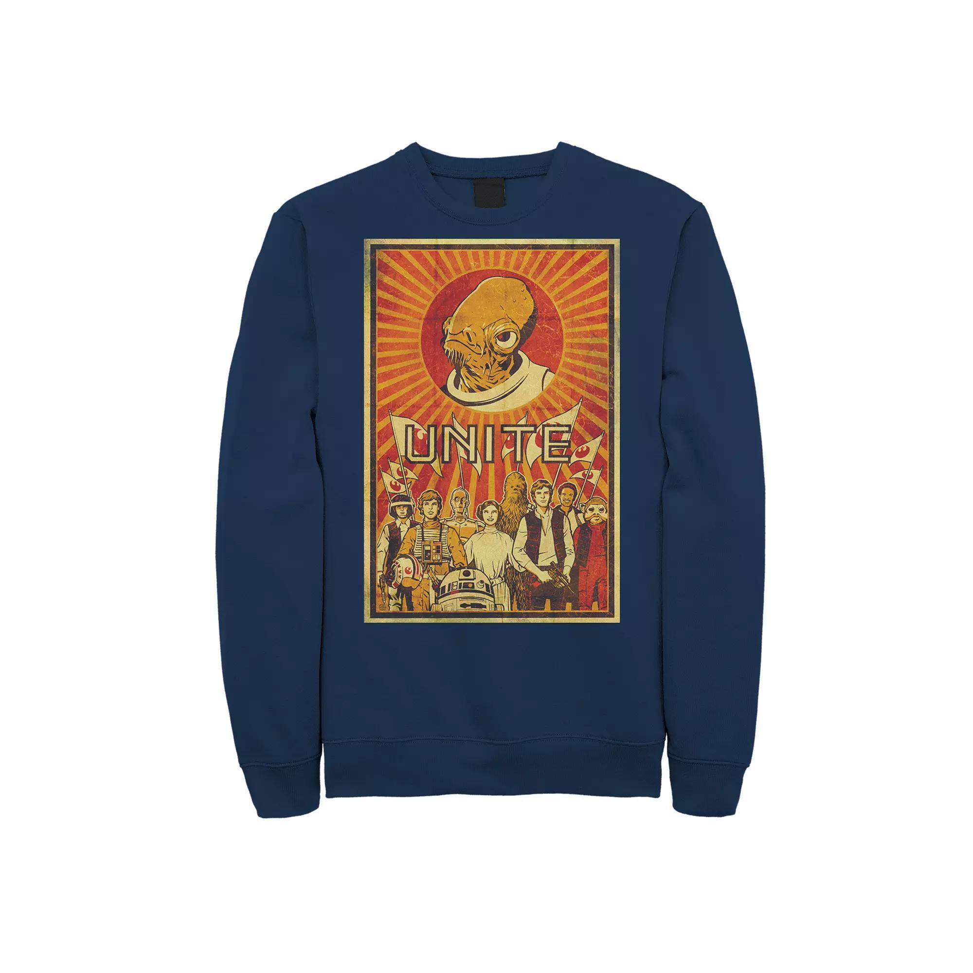 Men's Star Wars Rebels Unite Sweatshirt, Size: Large, Blue Product Image