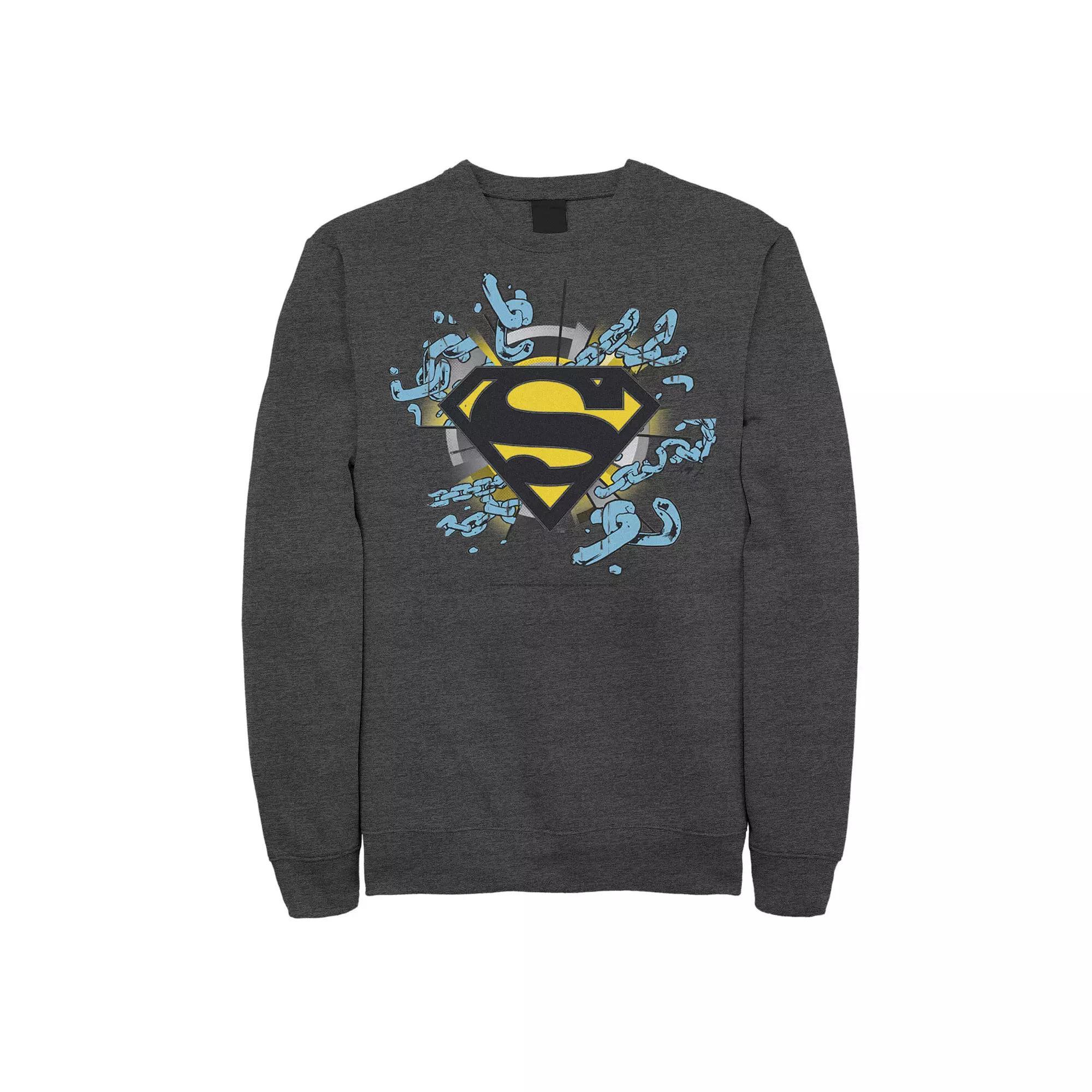 Men's Nintendo Super Mario Stars & Flowers Holiday Pattern Sweatshirt, Size: XXL, Red Product Image