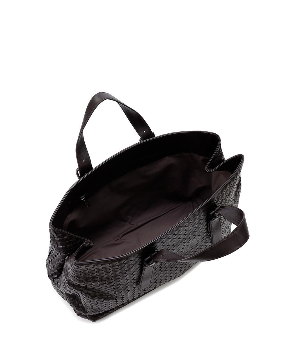 BOTTEGA VENETA Knitted Handbag In Brown Product Image