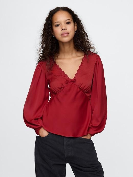 Satin Empire Top Product Image