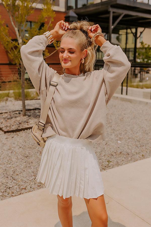 Subtle Charm Vintage Wash Sweatshirt Product Image