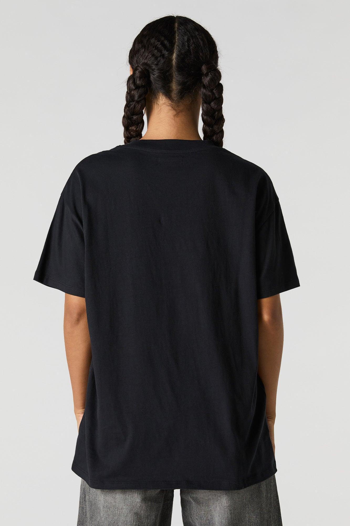 Sporty Graphic V-Neck Boyfriend T-Shirt Female Product Image