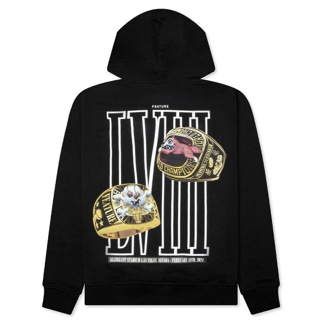 Feature x Icecream Rings Hoodie - Black Male Product Image