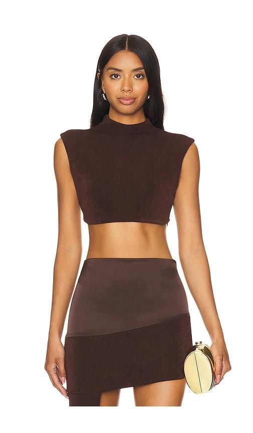 Backless Cropped Tee Khanums Product Image