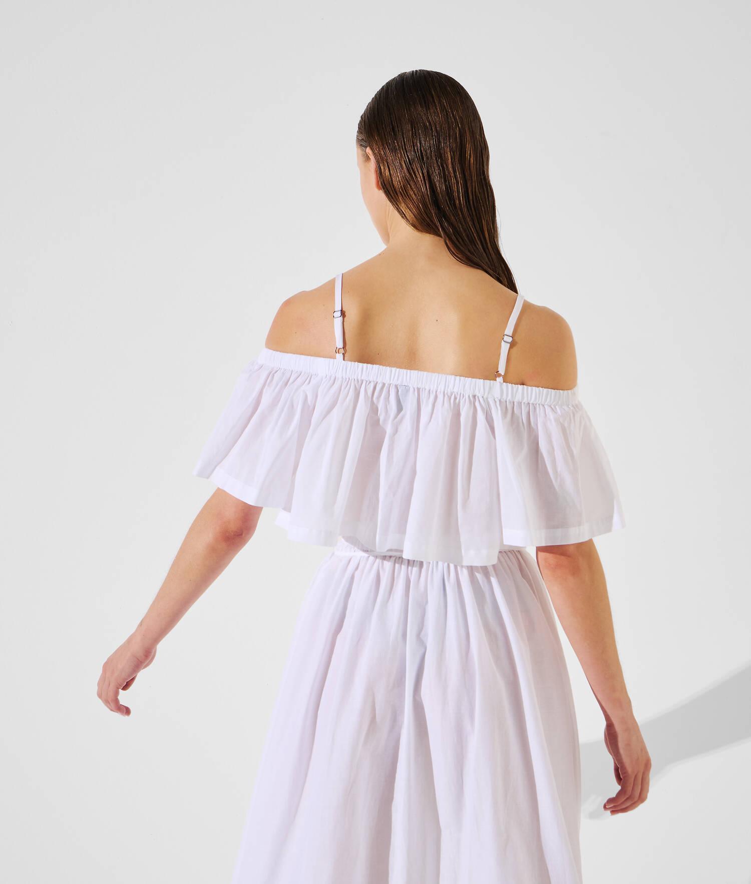 OFF-SHOULDER CROPPED BEACH TOP Product Image