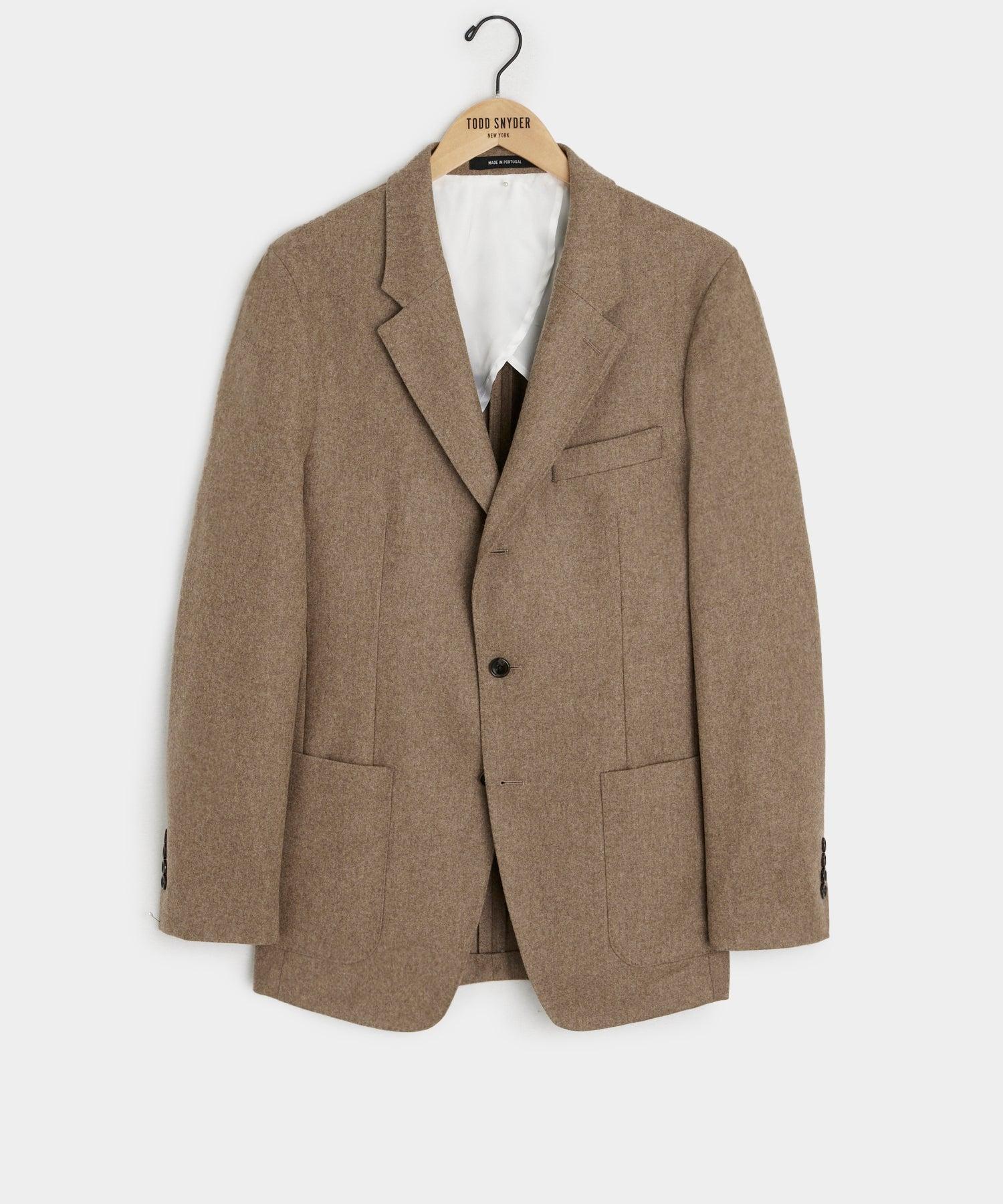 Italian Flannel Madison Jacket in Chestnut Product Image