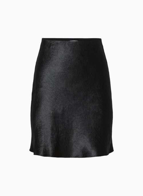 slip satin mini skirt Product Image