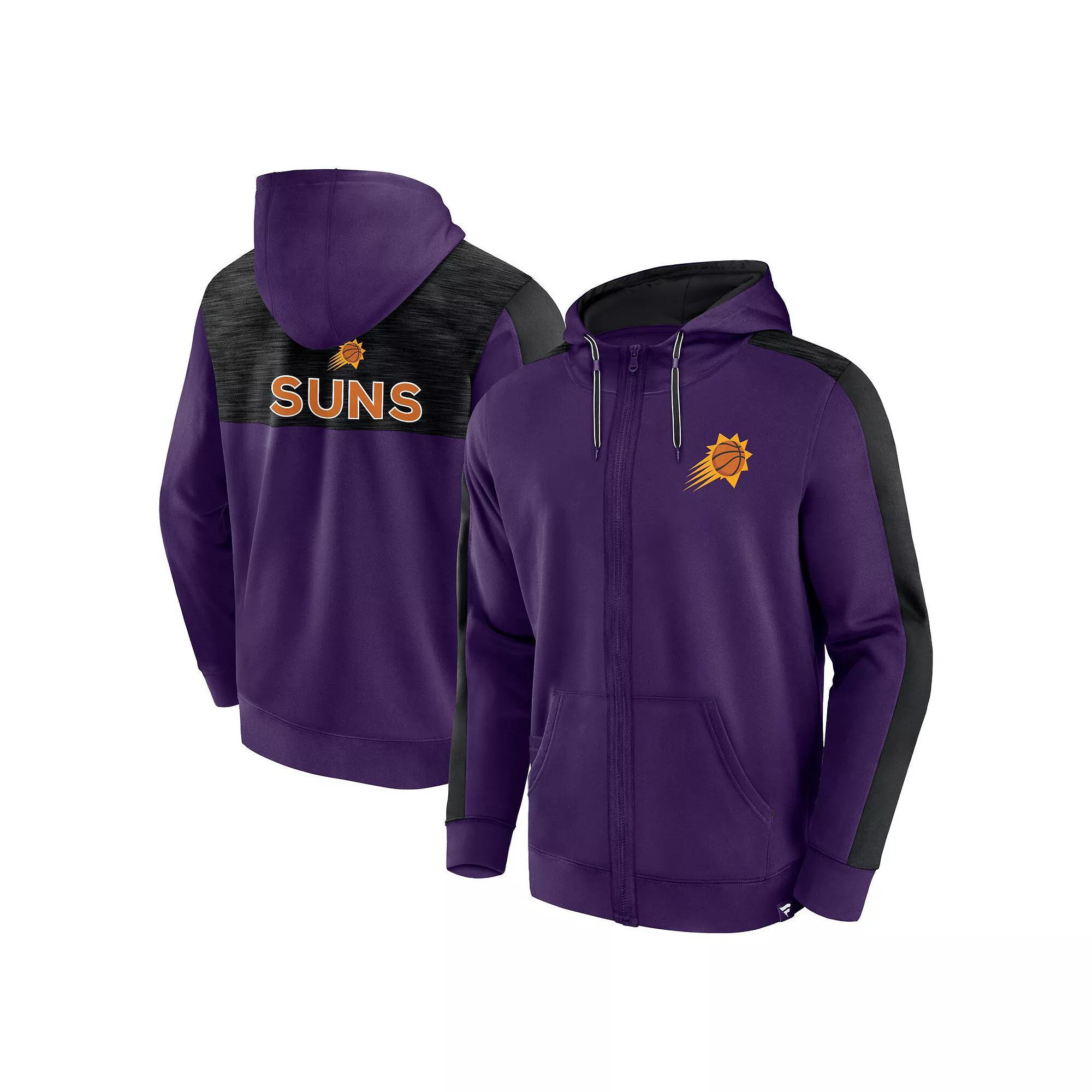 Men's Fanatics Branded Purple Phoenix Suns Rainbow Shot Full-Zip Hoodie, Size: Small, Phx Purple Product Image