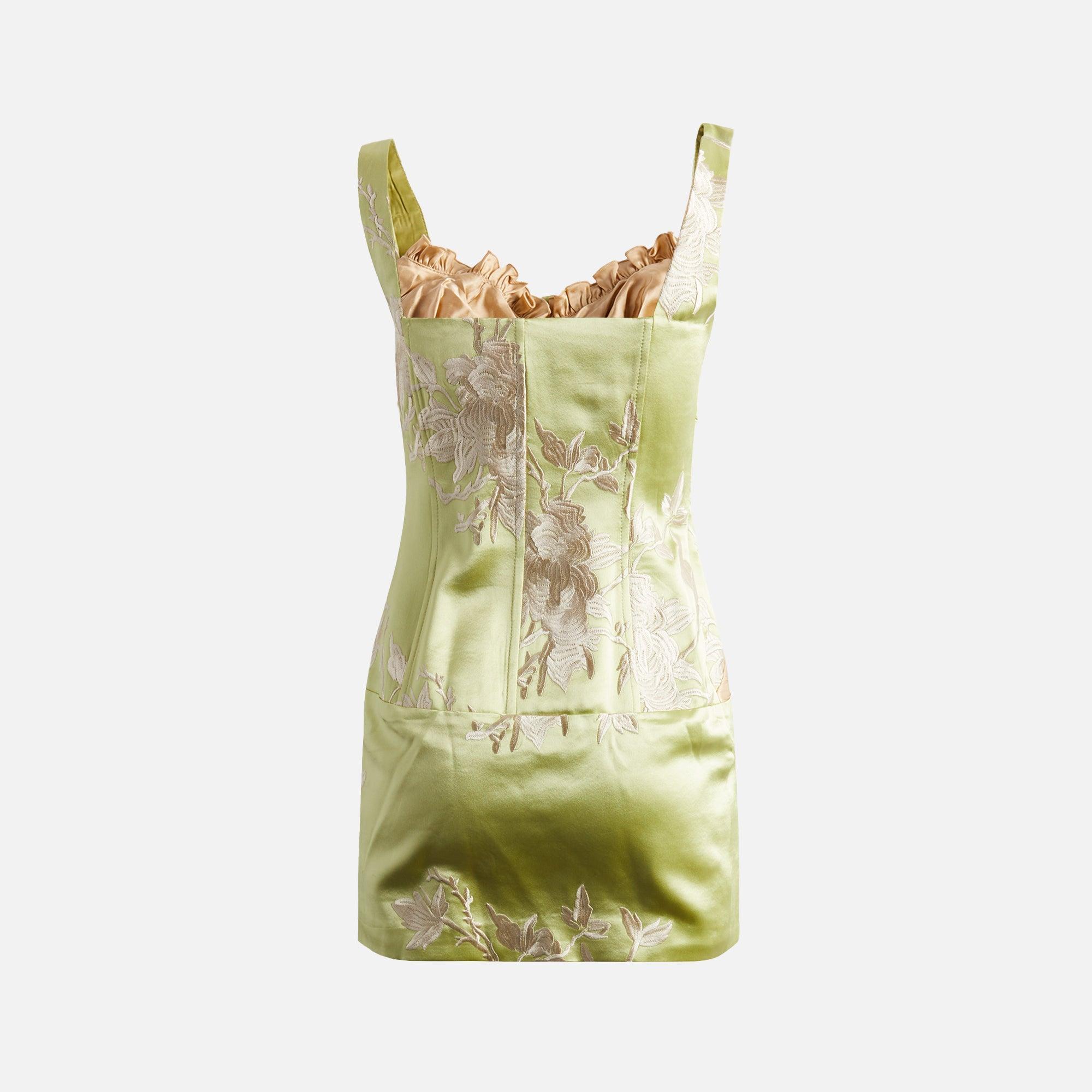 Kim Shui Floral Dress - Lime Green Female Product Image