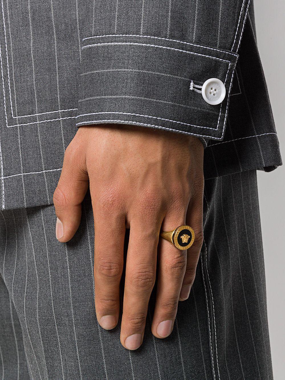 Medusa enamel ring Product Image
