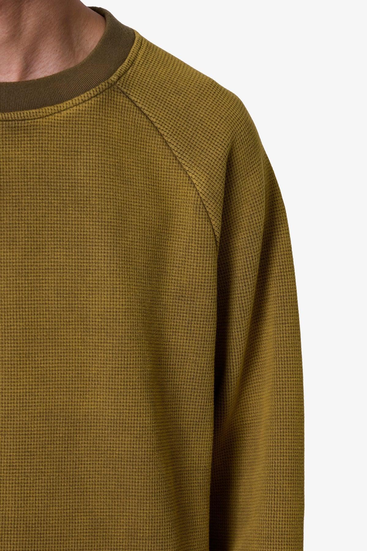 Washed Thermal L/S Tee - Washed Olive Product Image