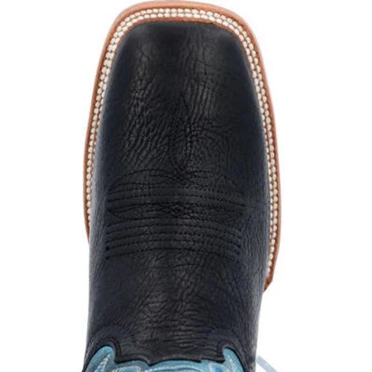 SALE Durango® Men's Arena Pro™ Black/Blue Square Toe Boots Product Image