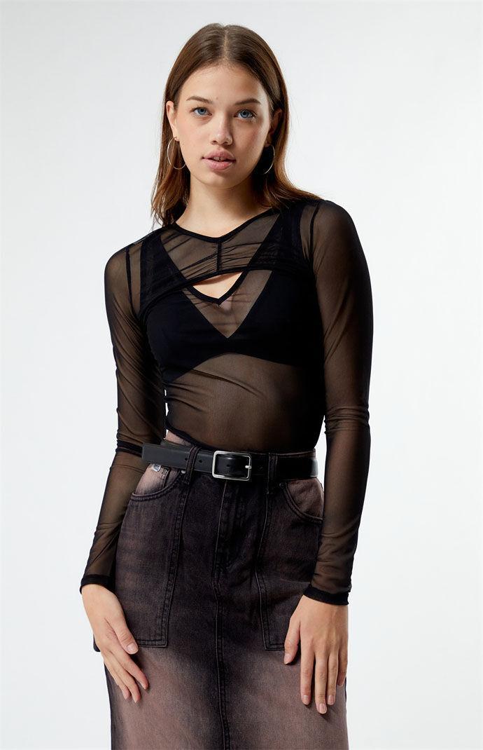 Noisy May Women's Long Sleeve Layered Bolero Top Product Image
