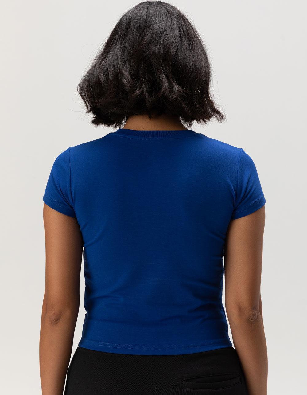 CONVERSE The Con Womens Slim Fit Tee - BLUE Product Image