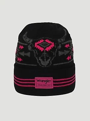 Steerhead Print Beanie | Women's ACCESSORIES | Wrangler® Product Image
