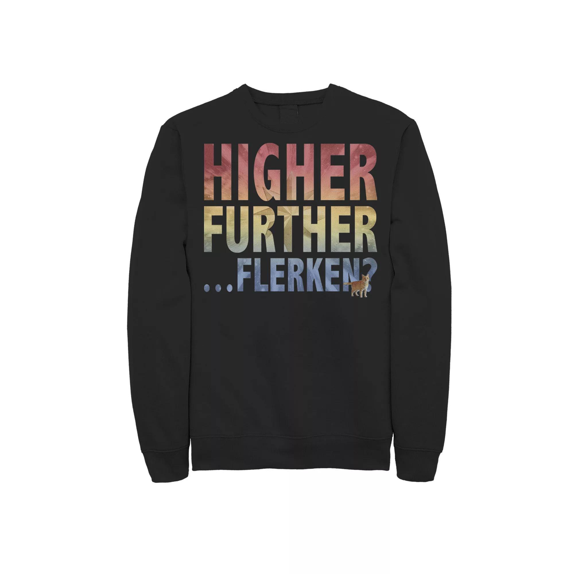 Mens Marvel Captain Marvel Goose Sweatshirt Product Image