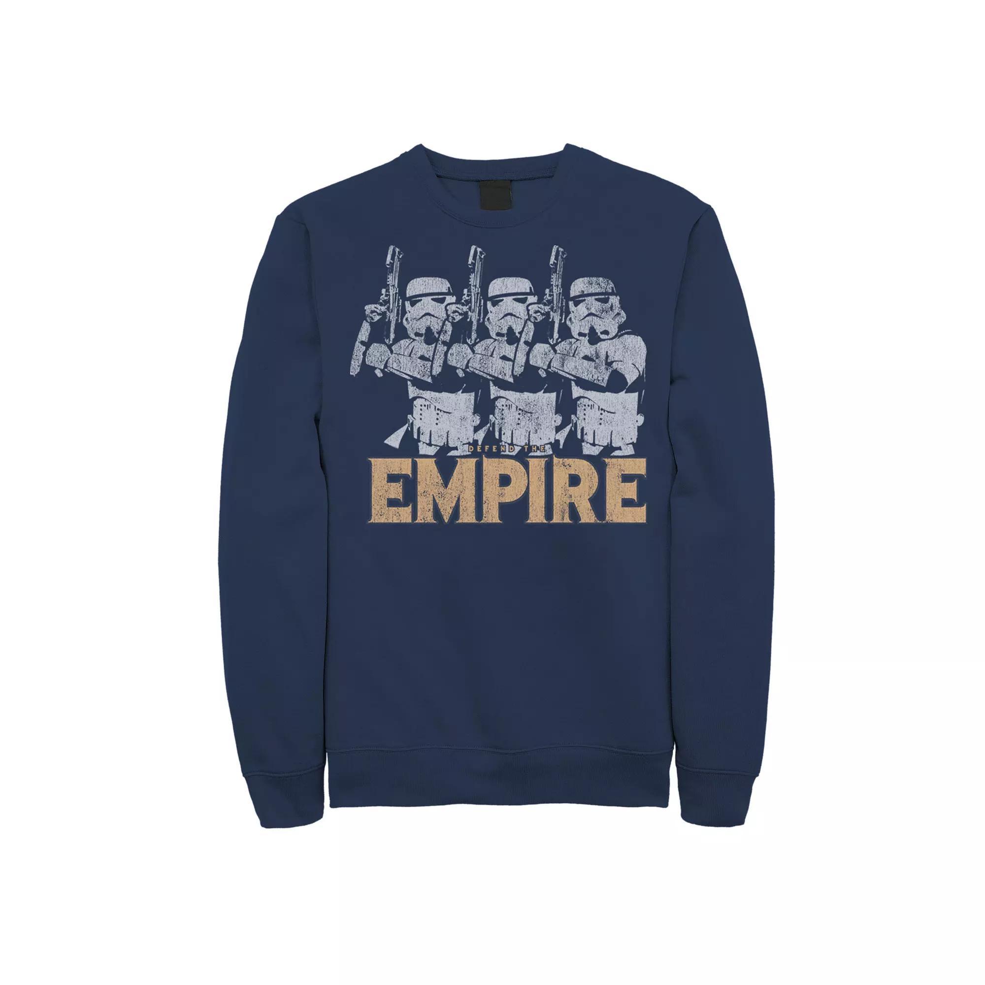 Men's Harry Potter Christmas Group Shot Chibi Ugly Sweater Sweatshirt, Size: Medium, Blue Product Image
