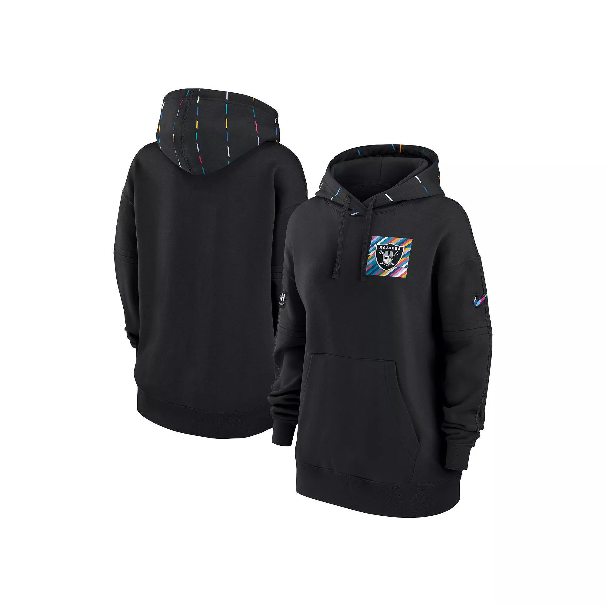 Women's Nike  Black Cleveland Browns 2023 NFL Crucial Catch Club Pullover Hoodie, Size: XL Product Image