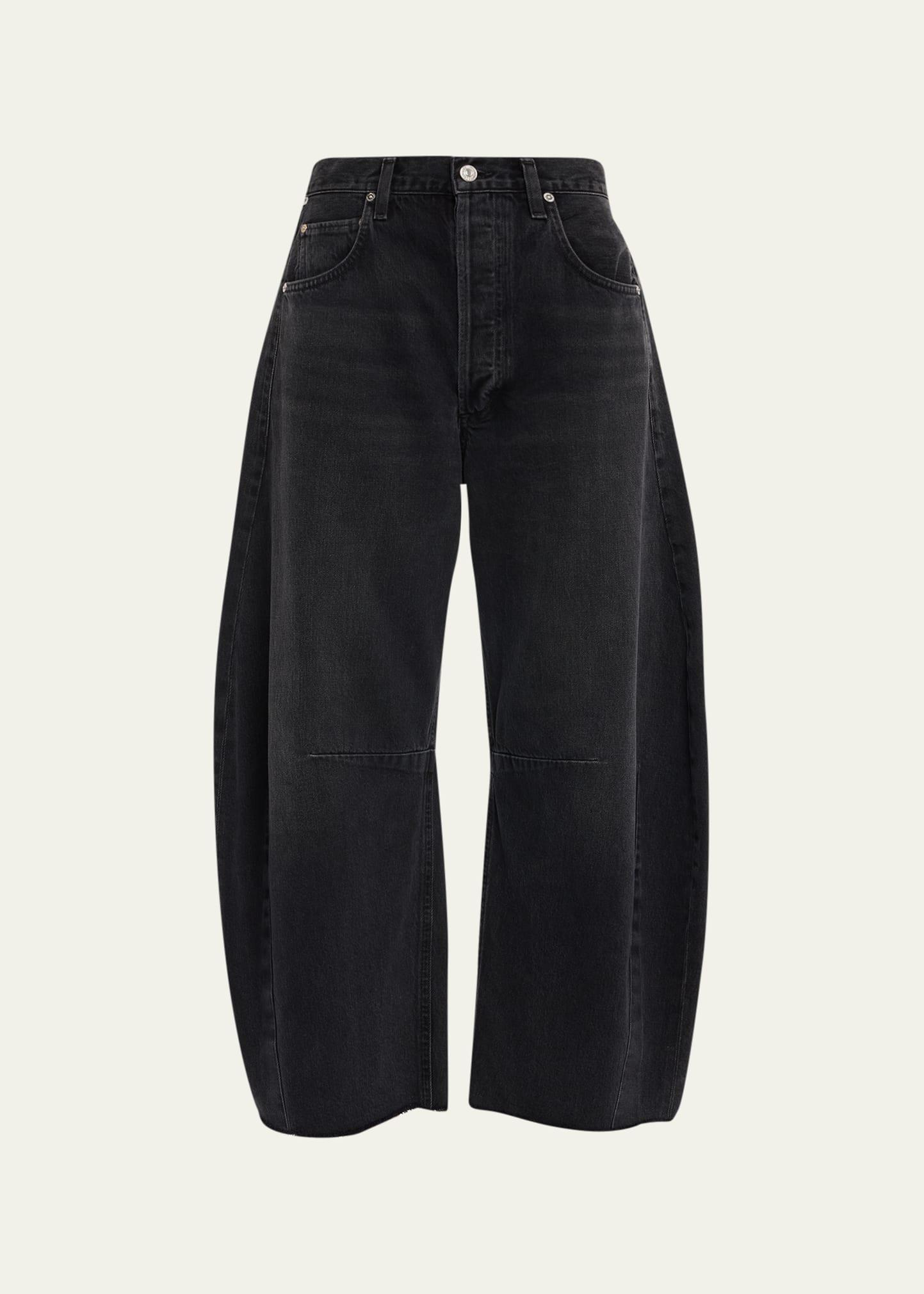 Womens Horseshoe Wide-Leg Jeans Product Image