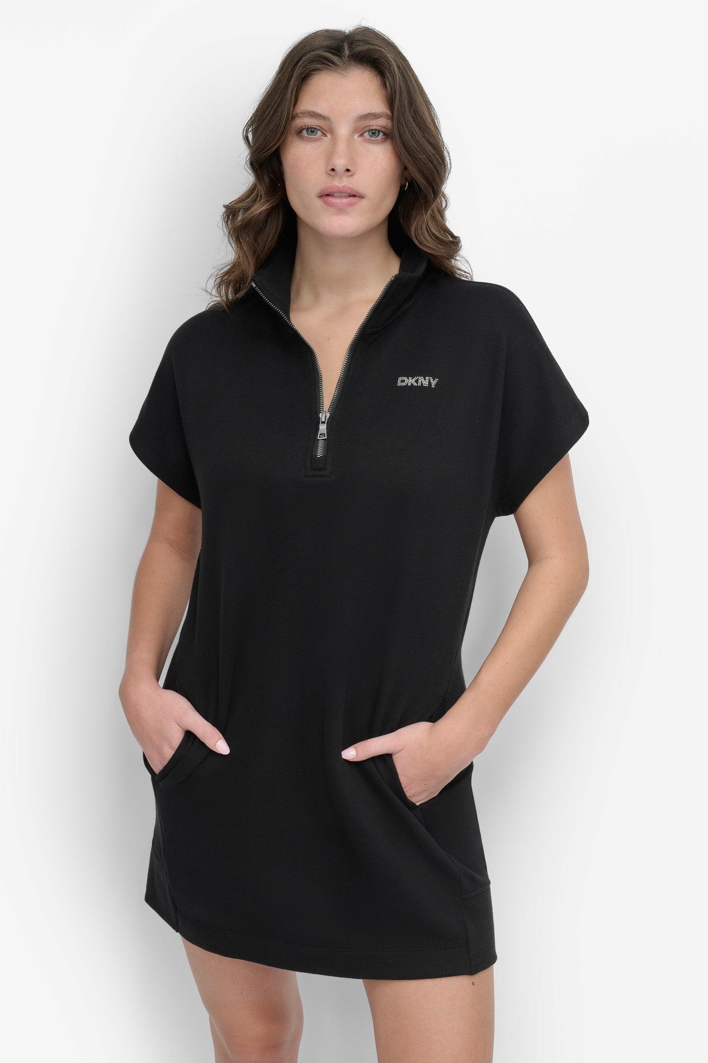 HALF-ZIP MINI SNEAKER DRESS Product Image