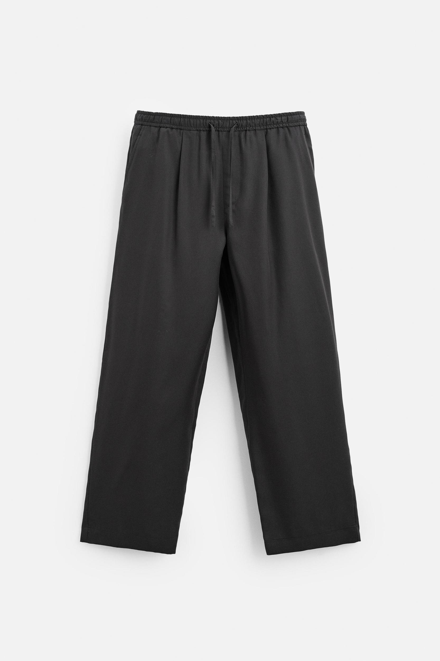 RELAXED LYOCELL PANTS Product Image