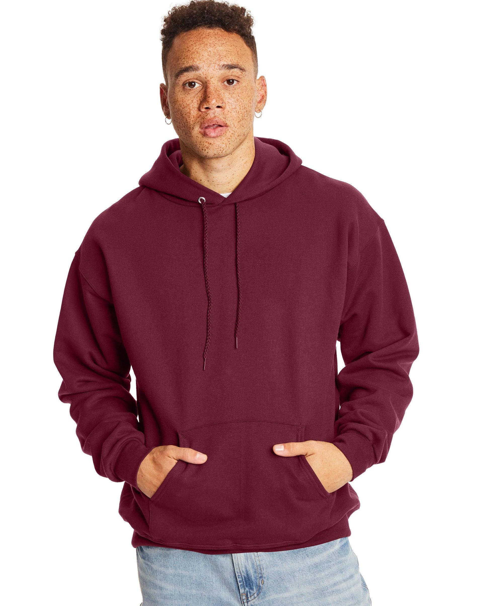 Men's Hanes Ultimate® Fleece Pullover Hoodie, Size: Small, Blue Product Image