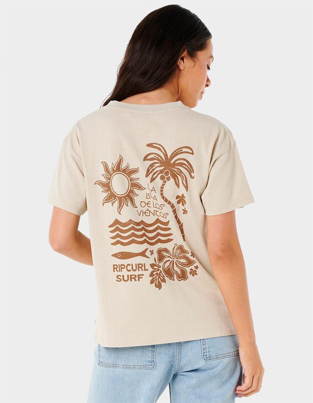 RIP CURL Cala Nights Womens Relaxed Tee - NATURAL Product Image