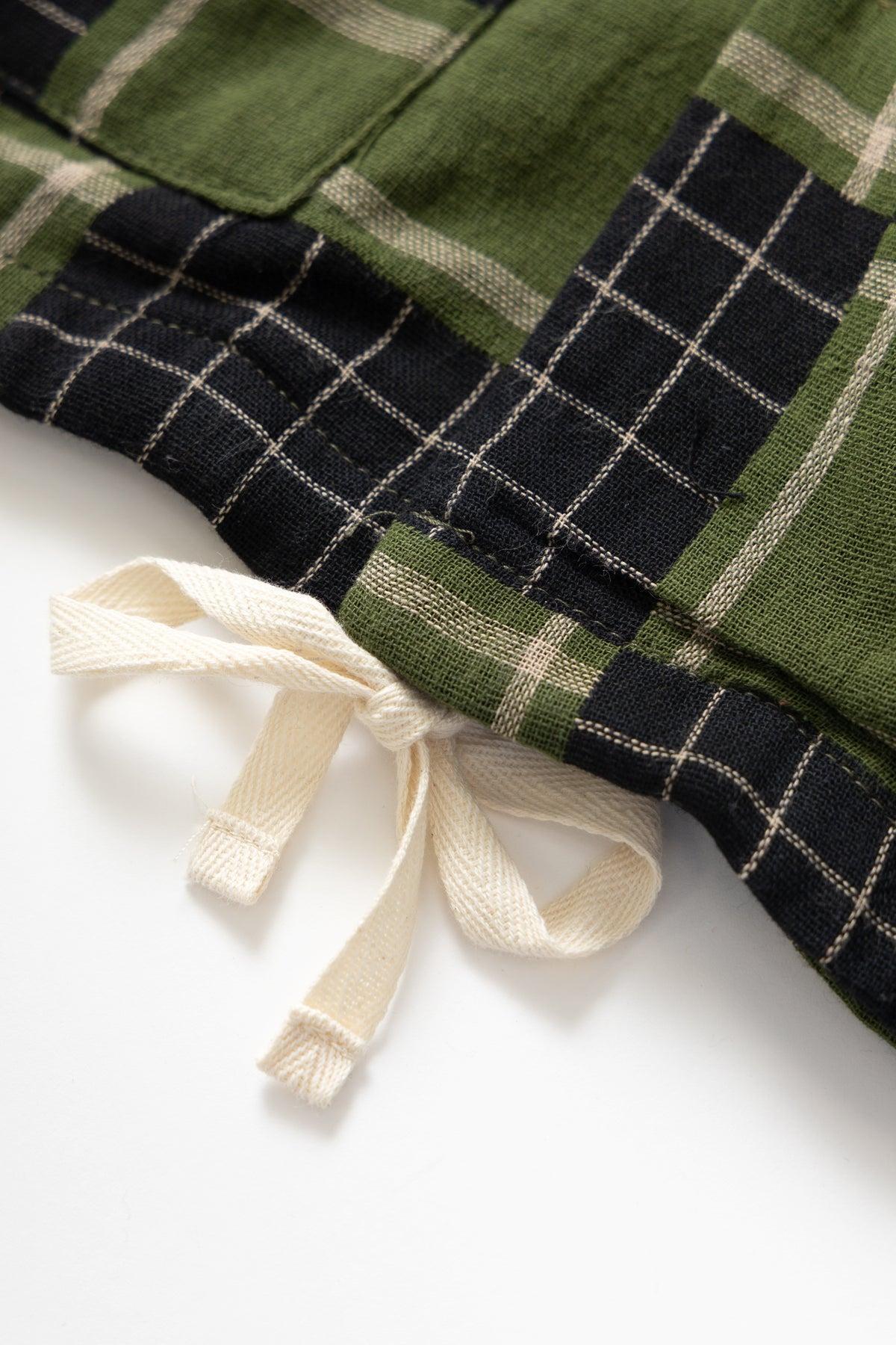 Blacksmith - Check Weave Resort Shirt - Green Product Image