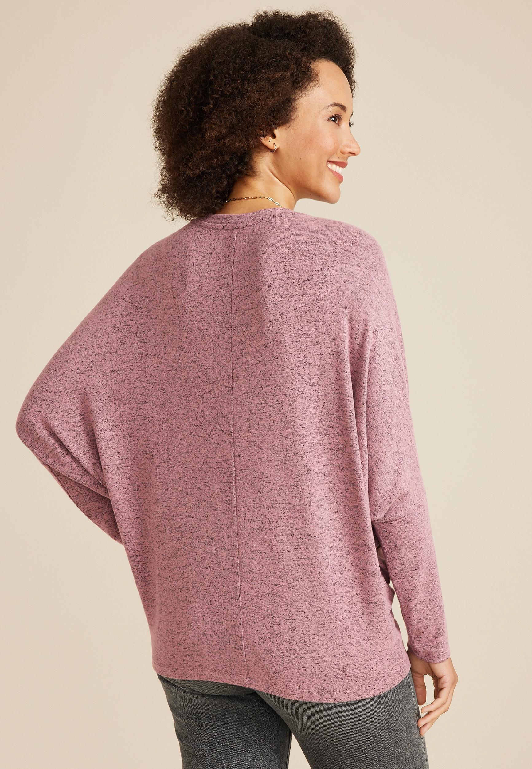 24/7 Dakota Long Sleeve Dolman Top Product Image