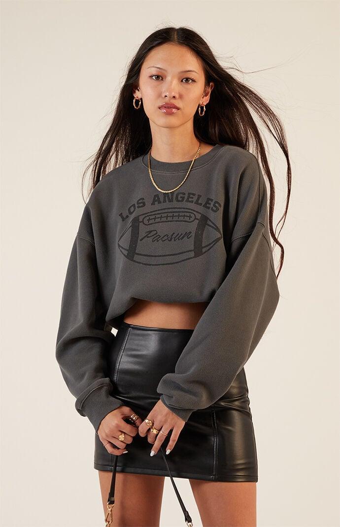 Women's LA Football Crew Neck Sweatshirt Product Image