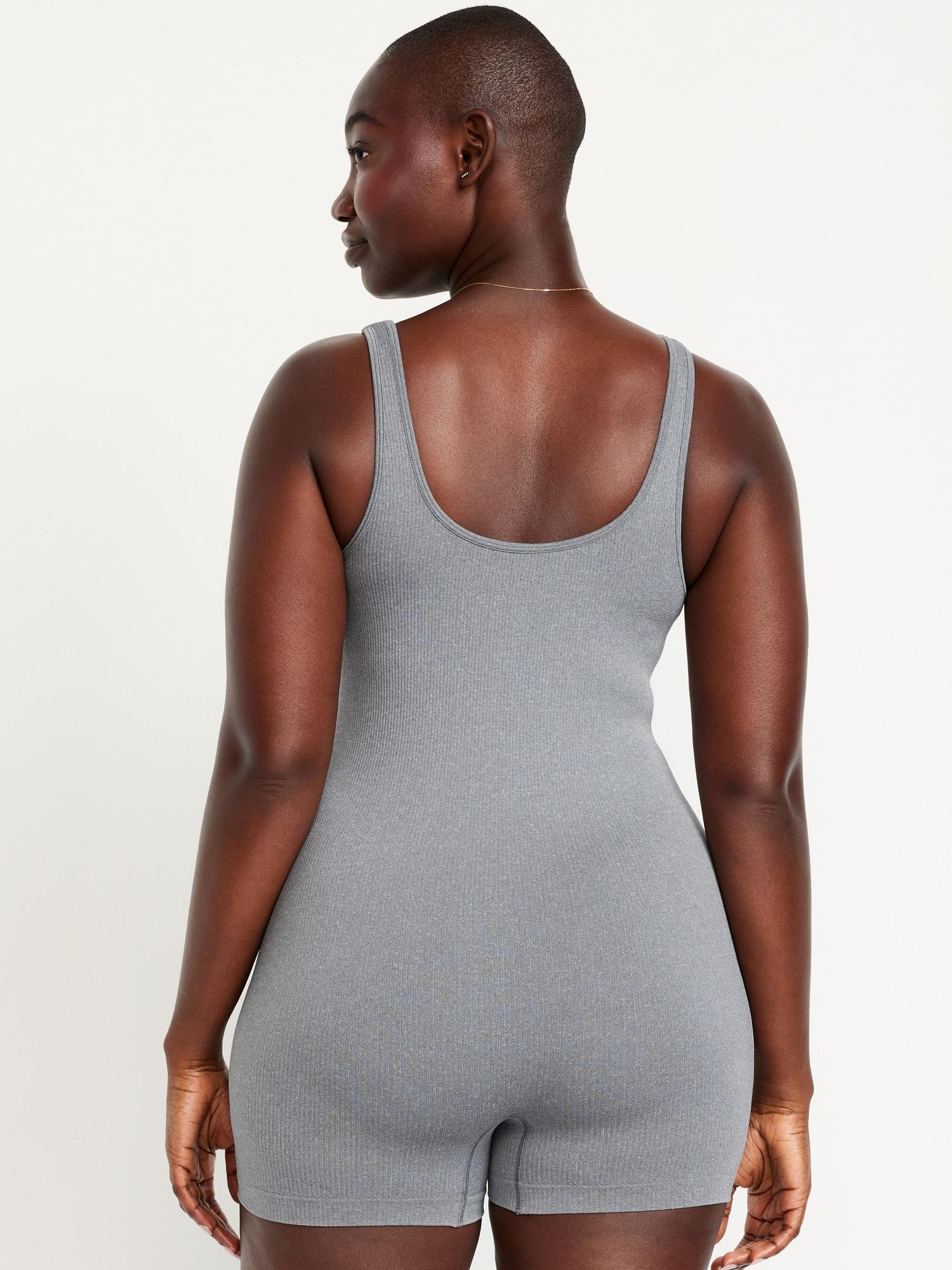 Seamless Ribbed Short Bodysuit Product Image