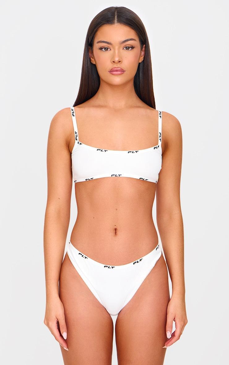 PRETTYLITTLETHING White Jersey Panties Product Image