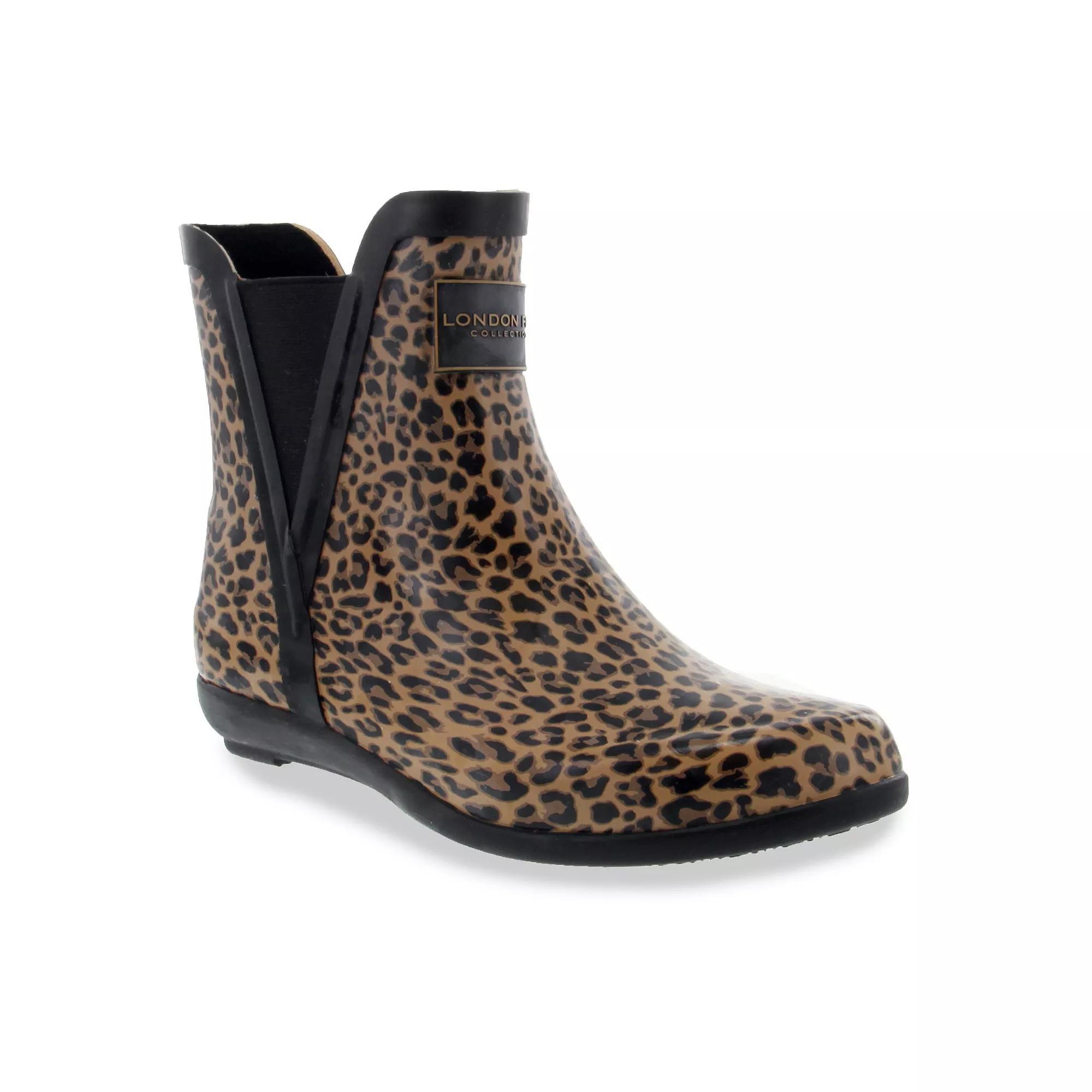 London Fog Piccadilly Womens Waterproof Rain Boots Product Image