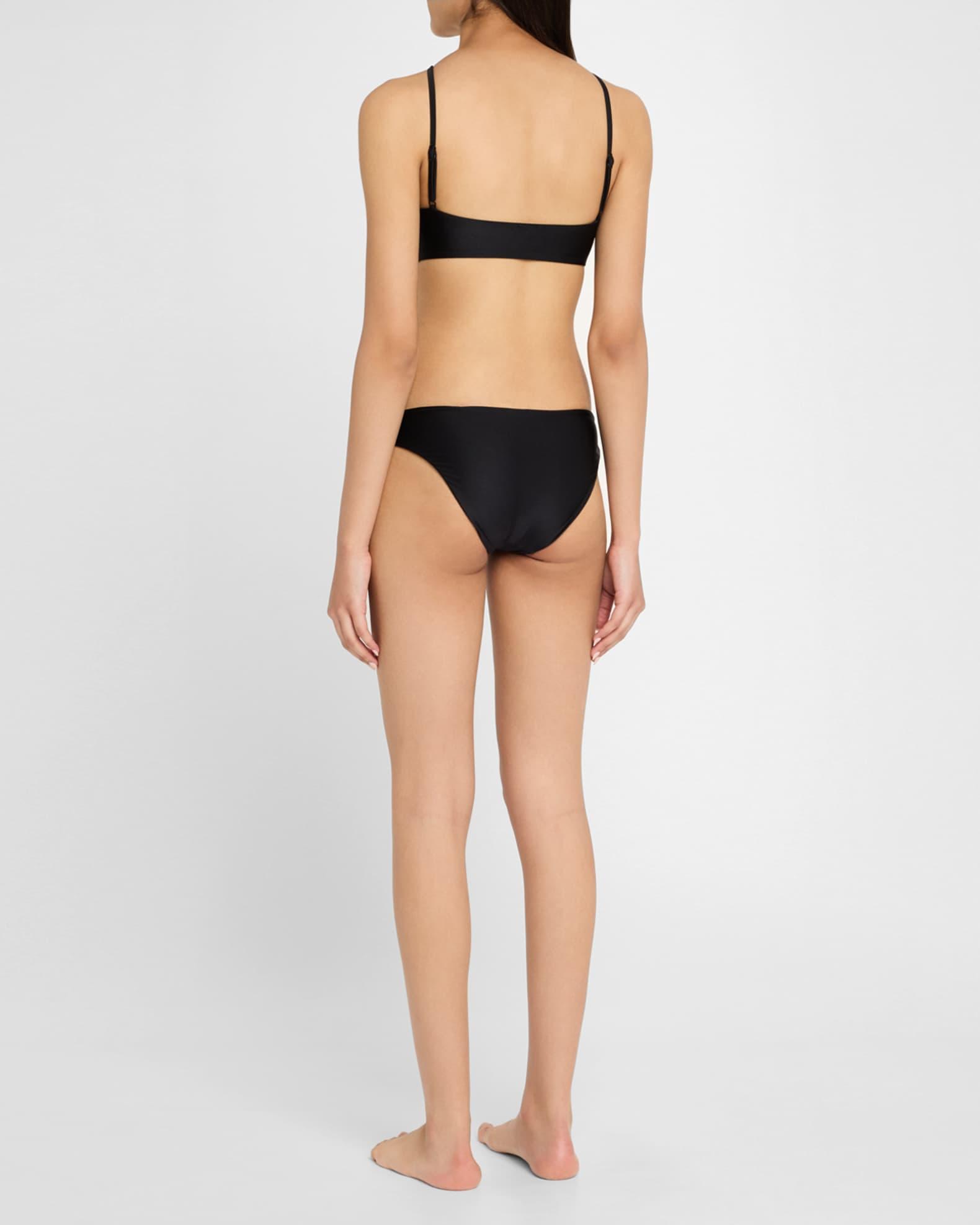 Ruched Halter Bikini Top Product Image