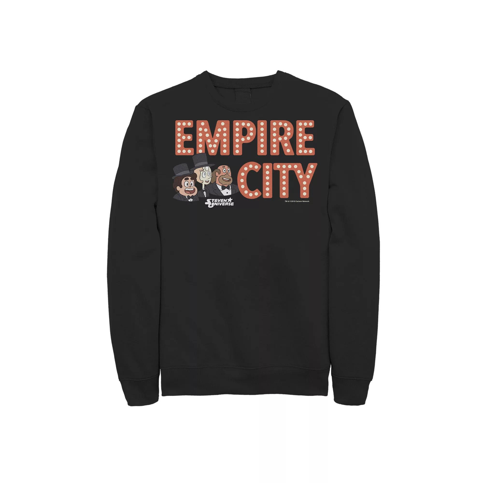 Men's CN Steven Universe Empire City Fleece Graphic Pullover, Size: Small, Black Product Image
